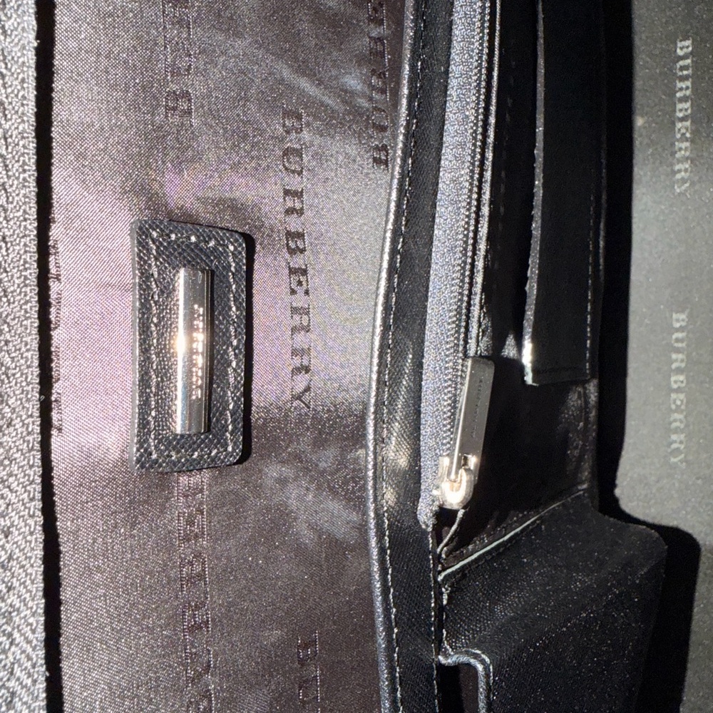 Burberry Dark Brown Leather Briefcase - Picture 11 of 13
